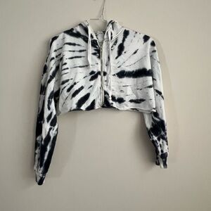 Week-End Girl’s Tie Dye Cropped Zip Up Hoodie. Excellent Condition. Size S